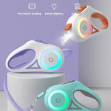 Retractable Dog Leash with Collar for Small Dogs (