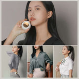 New style hanging neck fan without leaf clip