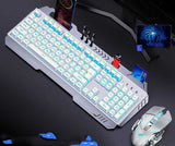 Wired Mechanical Keyboard Mouse Earphone Gaming Set