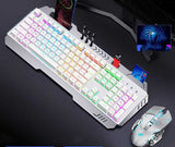 Wired Mechanical Keyboard Mouse Earphone Gaming Set