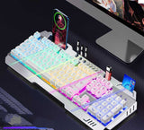 Wired Mechanical Keyboard Mouse Earphone Gaming Set