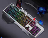 Wired Mechanical Keyboard Mouse Earphone Gaming Set
