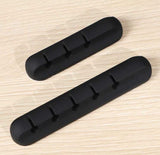 Silicone Cable Winder – USB & Headphone Cable Organizer Clip