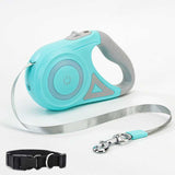 Retractable Dog Leash with Collar for Small Dogs (