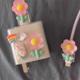 Cute Mobile Phone Data Cable Charger Protective Cover