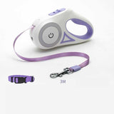 Retractable Dog Leash with Collar for Small Dogs (