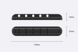Silicone Cable Winder – USB & Headphone Cable Organizer Clip