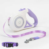 Retractable Dog Leash with Collar for Small Dogs (