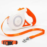Retractable Dog Leash with Collar for Small Dogs (