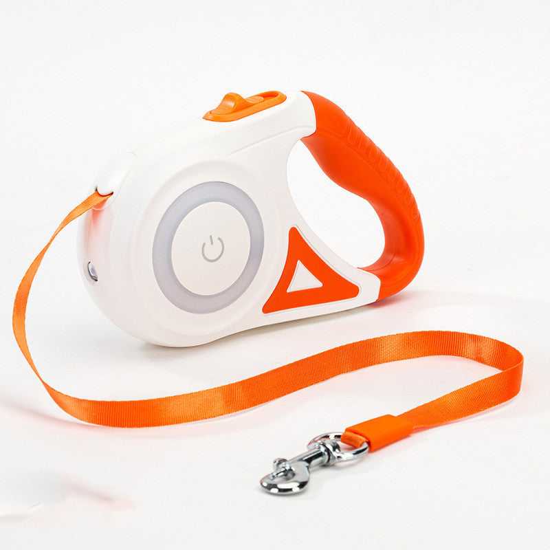 Retractable Dog Leash with Collar for Small Dogs (