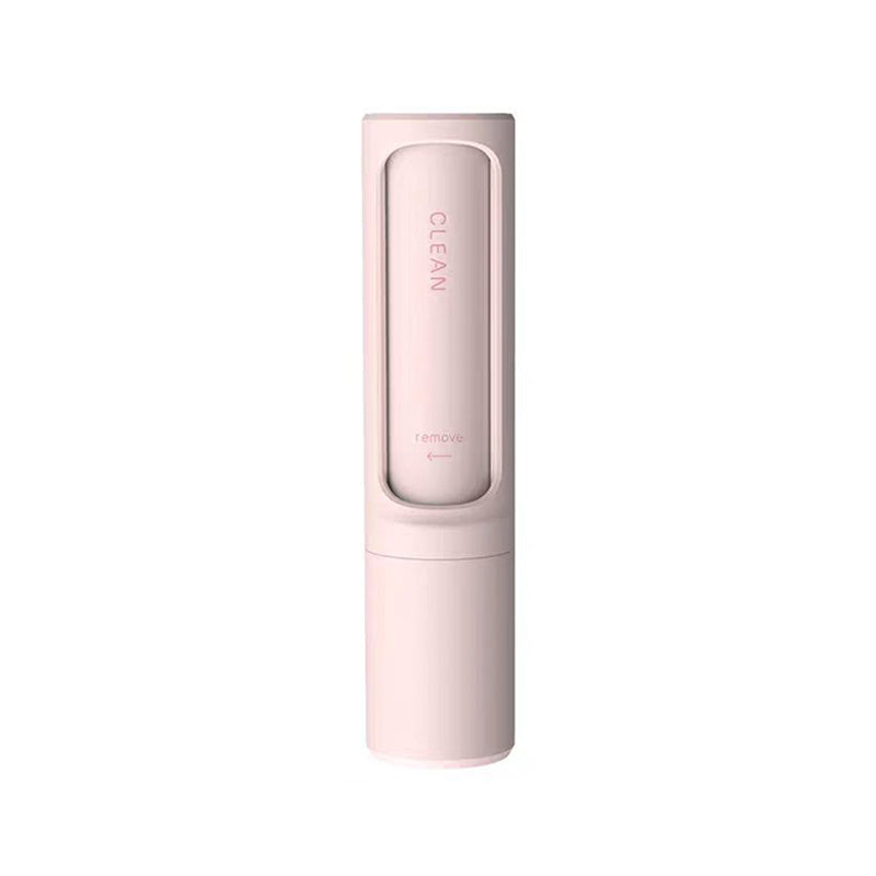Reusable Pet Hair Remover Brush in pastel colors with self-cleaning lint roller design, ideal for cat and dog fur removal on the go.