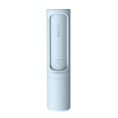 Reusable Pet Hair Remover Brush in pastel colors with self-cleaning lint roller design, ideal for cat and dog fur removal on the go.