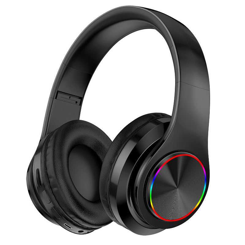LED Wireless Bluetooth Headphones with Mic