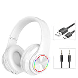LED Wireless Bluetooth Headphones with Mic