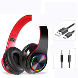 LED Wireless Bluetooth Headphones with Mic