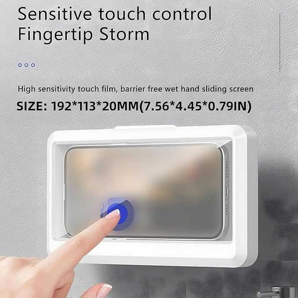 Shower Phone Holder – Waterproof Wall-Mount Mobile Case