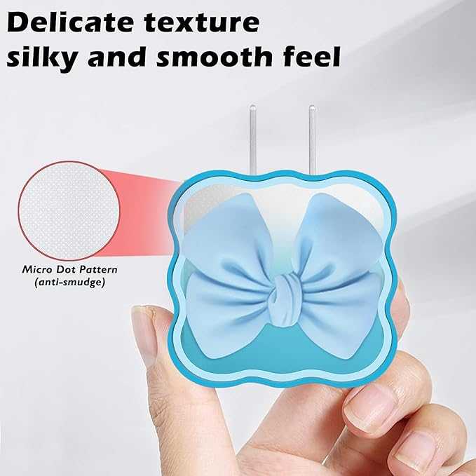 4-in-1 Silicone Case for Apple 20W USB-C Charger Adapter