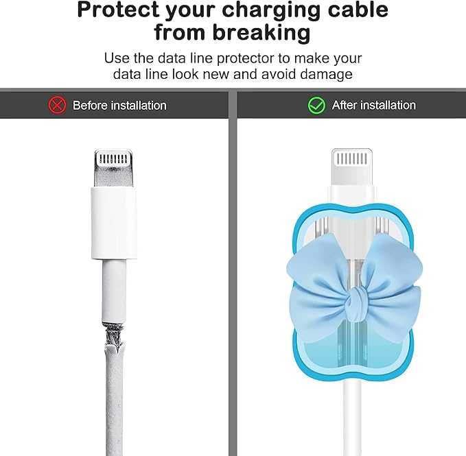 4-in-1 Silicone Case for Apple 20W USB-C Charger Adapter