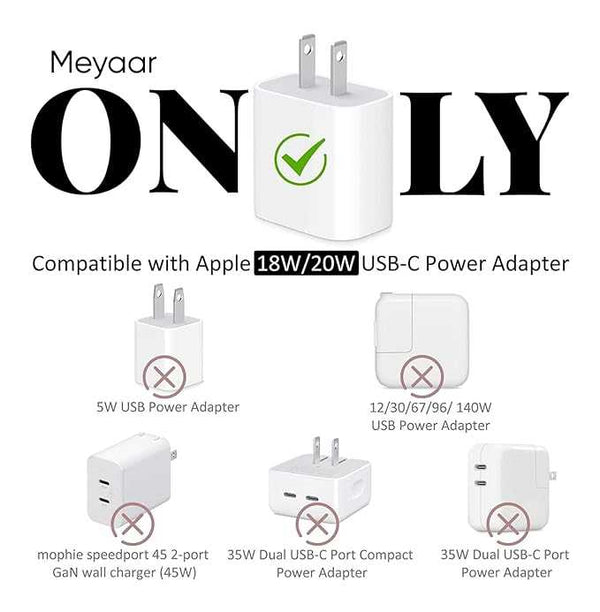 4-in-1 Silicone Case for Apple 20W USB-C Charger Adapter