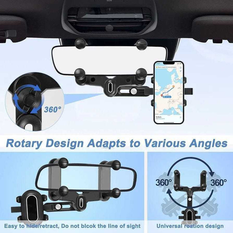 Upgraded 2024 Car Phone Mount | Rotatable Universal Holder