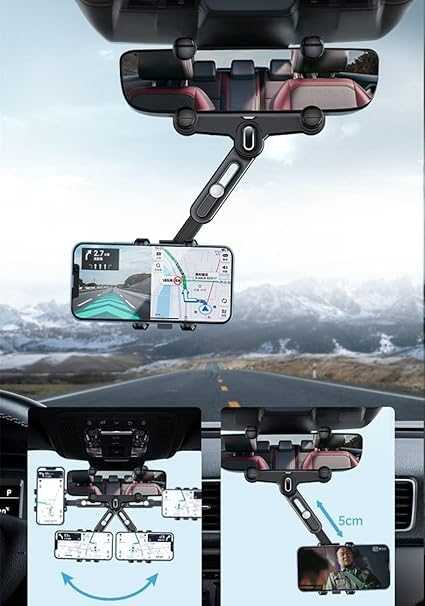 Upgraded 2024 Car Phone Mount | Rotatable Universal Holder
