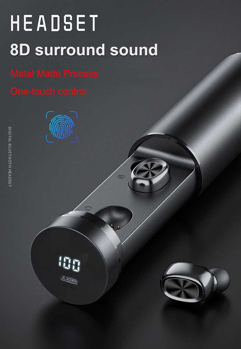 Bluetooth 5.0 Wireless Earbuds | 8D HIFI Gaming Headset