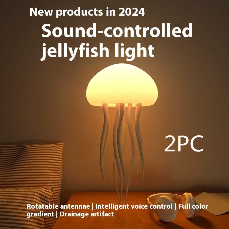 LED Jellyfish Mood Lamp | Night Light for Desk & Bedsid