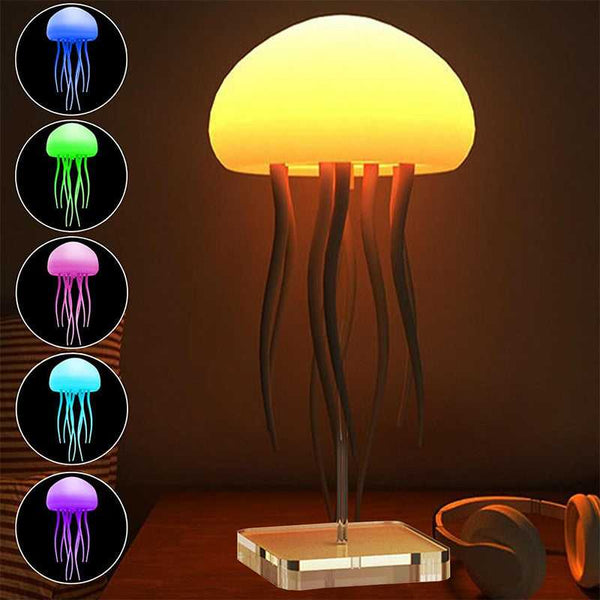 LED Jellyfish Mood Lamp | Night Light for Desk & Bedsid