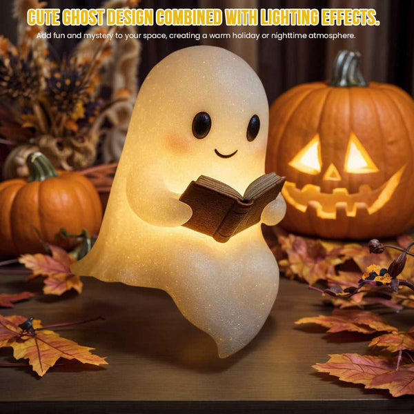 Cute LED Ghost Night Light for Kids & Halloween
