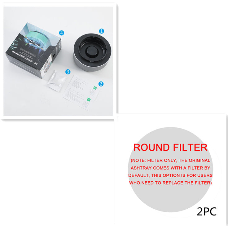 Smoke Removal Air Purifier Ashtray | Portable Car Use