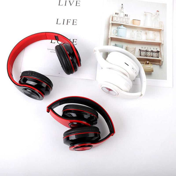 LED Wireless Bluetooth Headphones with Mic