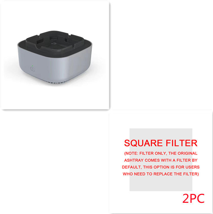 Smoke Removal Air Purifier Ashtray | Portable Car Use