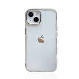 Suitable for Apple 14Pro phone case, iPhone15 transparent 12, new 16 simple 17Air, internal anti-drop XR soft shell