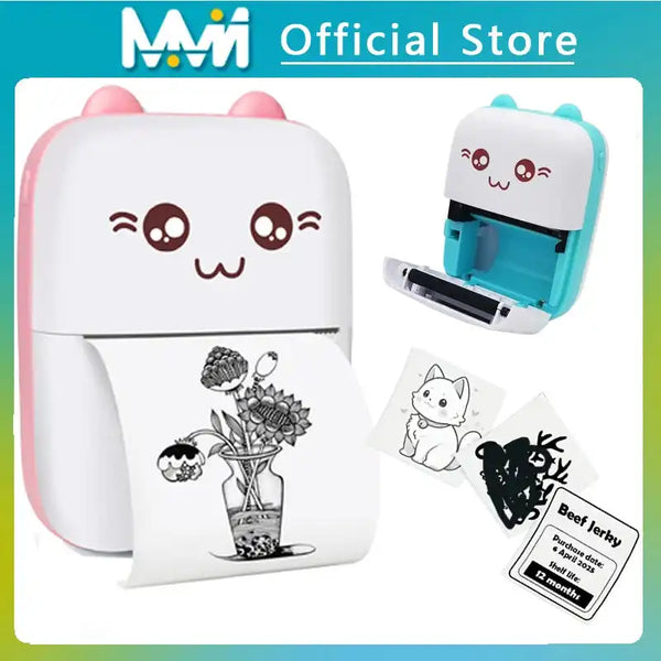 Portable Mini Thermal Printer – Wireless BT 203dpi Photo