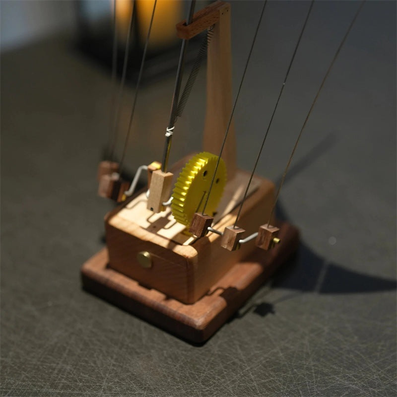 Flying Manta Ray Automata | Wooden Kinetic Sculpture | Mechanical Manta | Wood Art | Home Decor