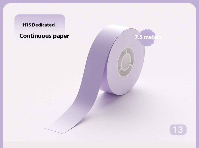 Label Printer Roll Paper Classification Color