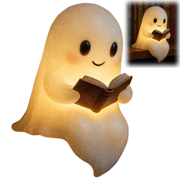 Cute LED Ghost Night Light for Kids & Halloween