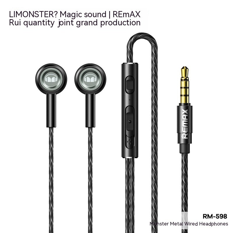 Monster Remax Metal In-Ear Earphones | TWS Gaming