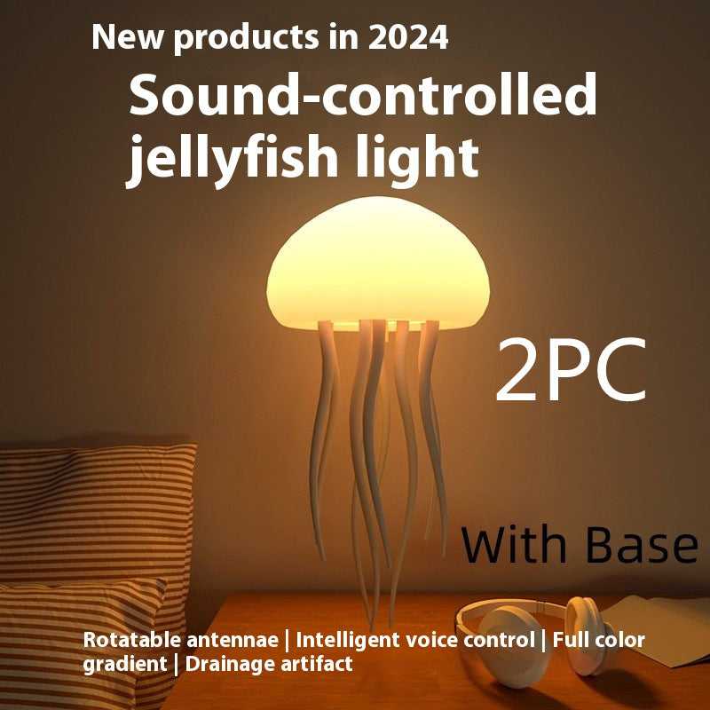 LED Jellyfish Mood Lamp | Night Light for Desk & Bedsid