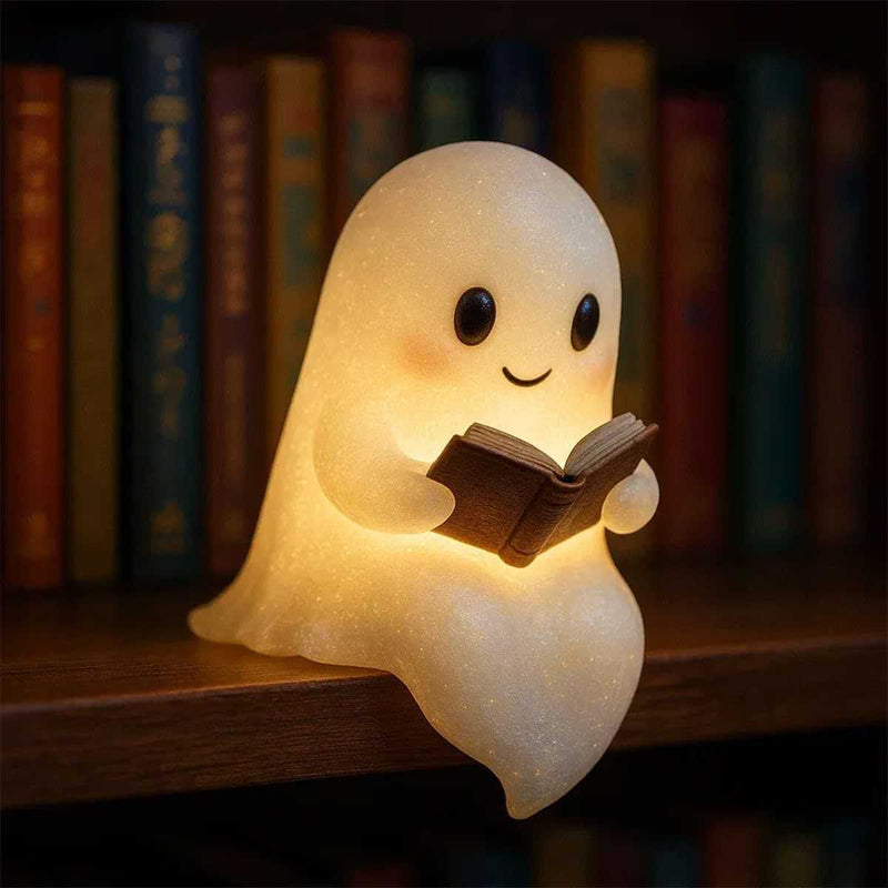Cute LED Ghost Night Light for Kids & Halloween
