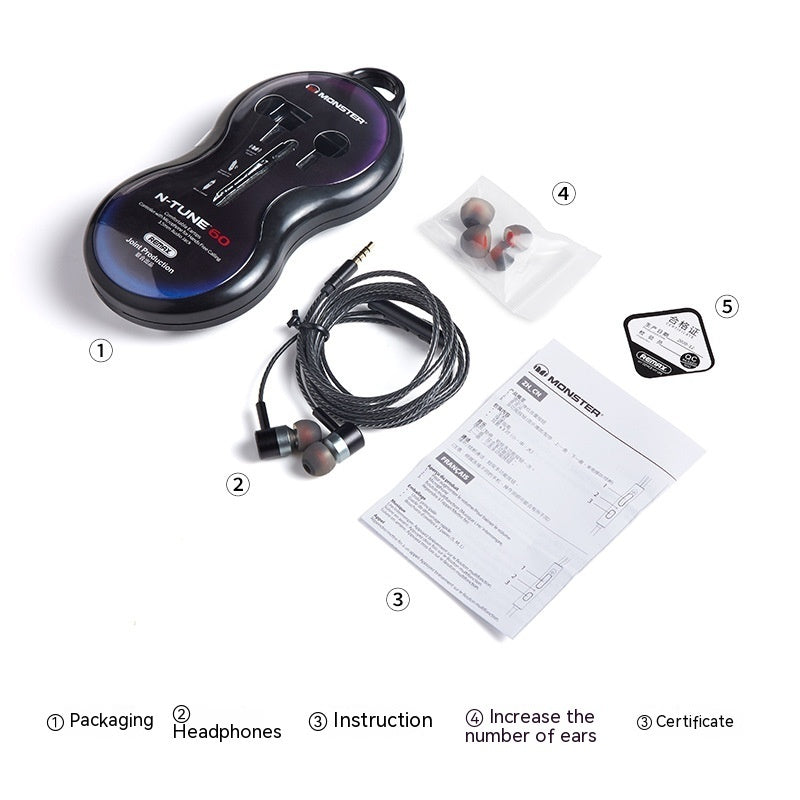 Monster Remax Metal In-Ear Earphones | TWS Gaming