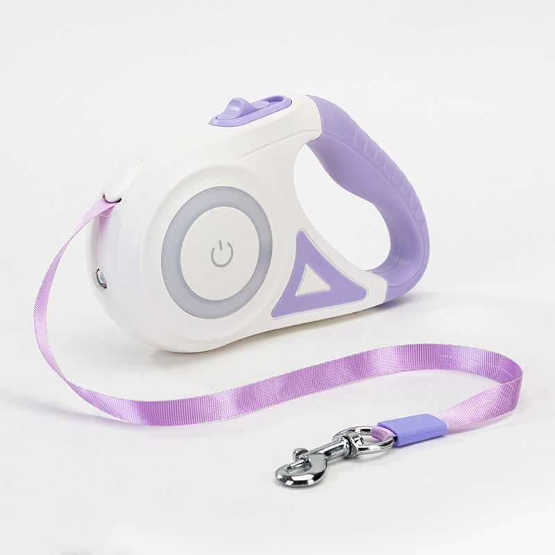 Retractable Dog Leash with Collar for Small Dogs (