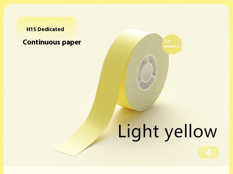 Label Printer Roll Paper Classification Color
