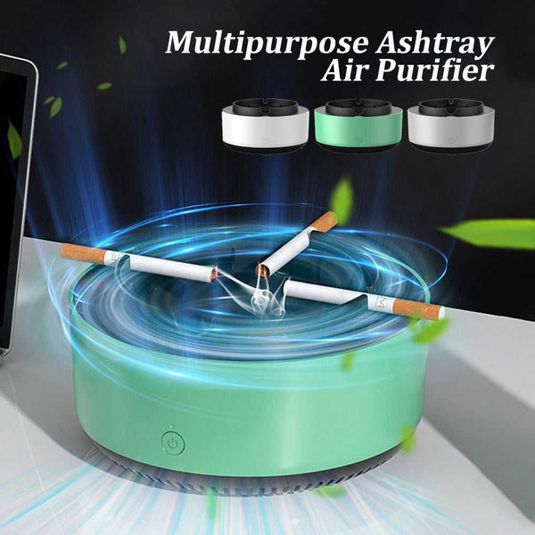 Smoke Removal Air Purifier Ashtray | Portable Car Use